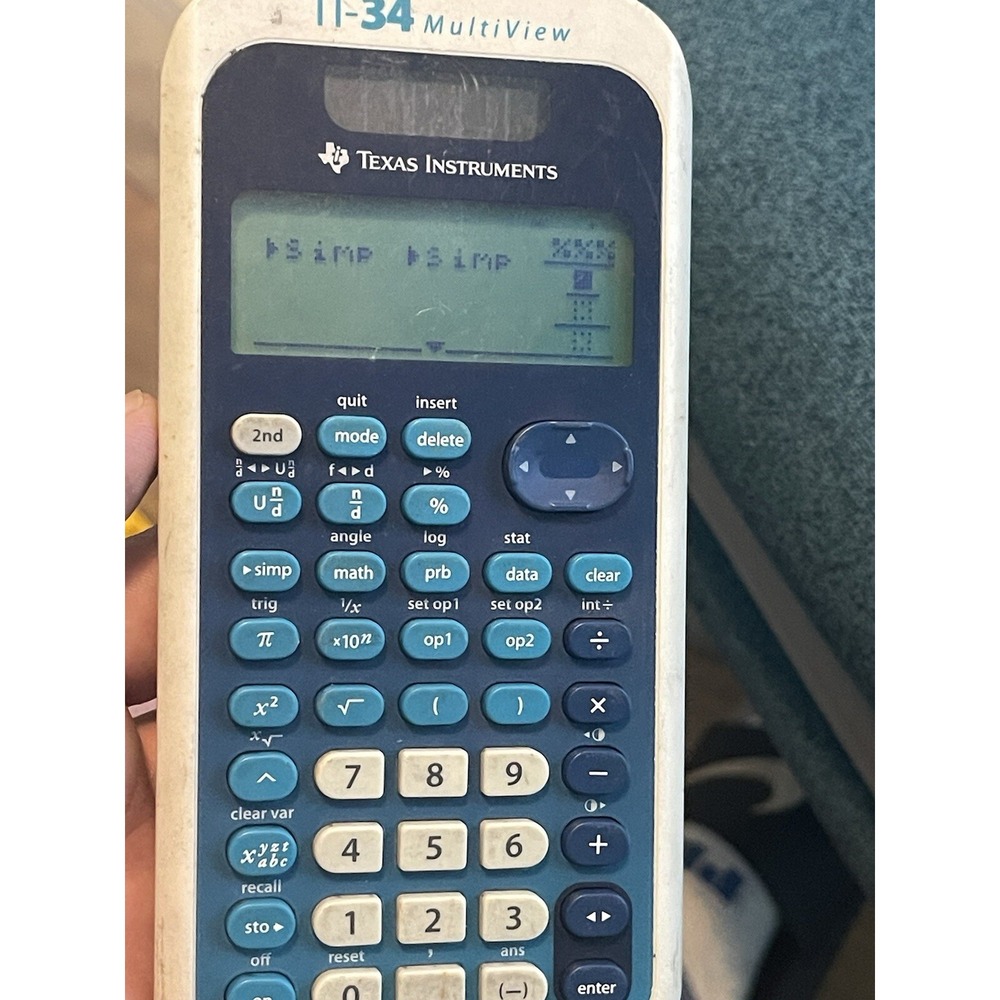 TEXAS INSTRUMENTS TI-34 MULTIVIEW SCIENTIFIC‎ CALCULATOR